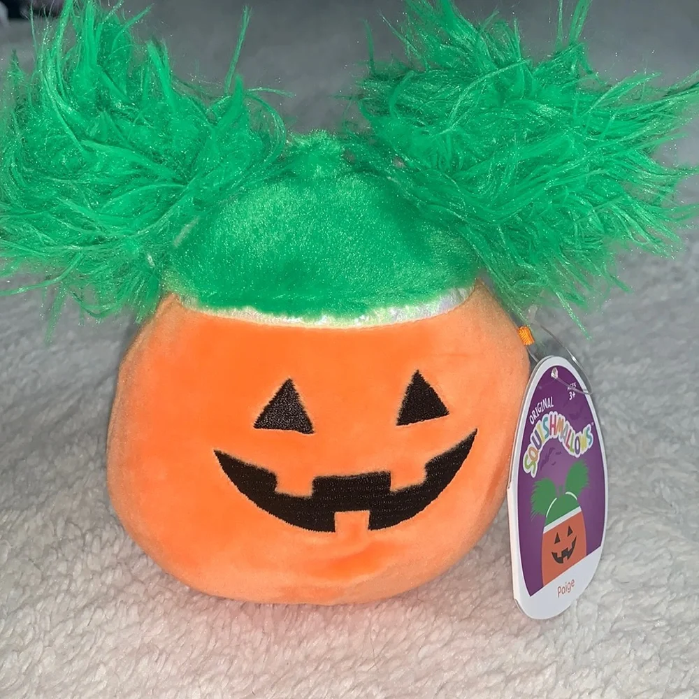 NWT Squishmallows Paige Pumpkin 6” Halloween